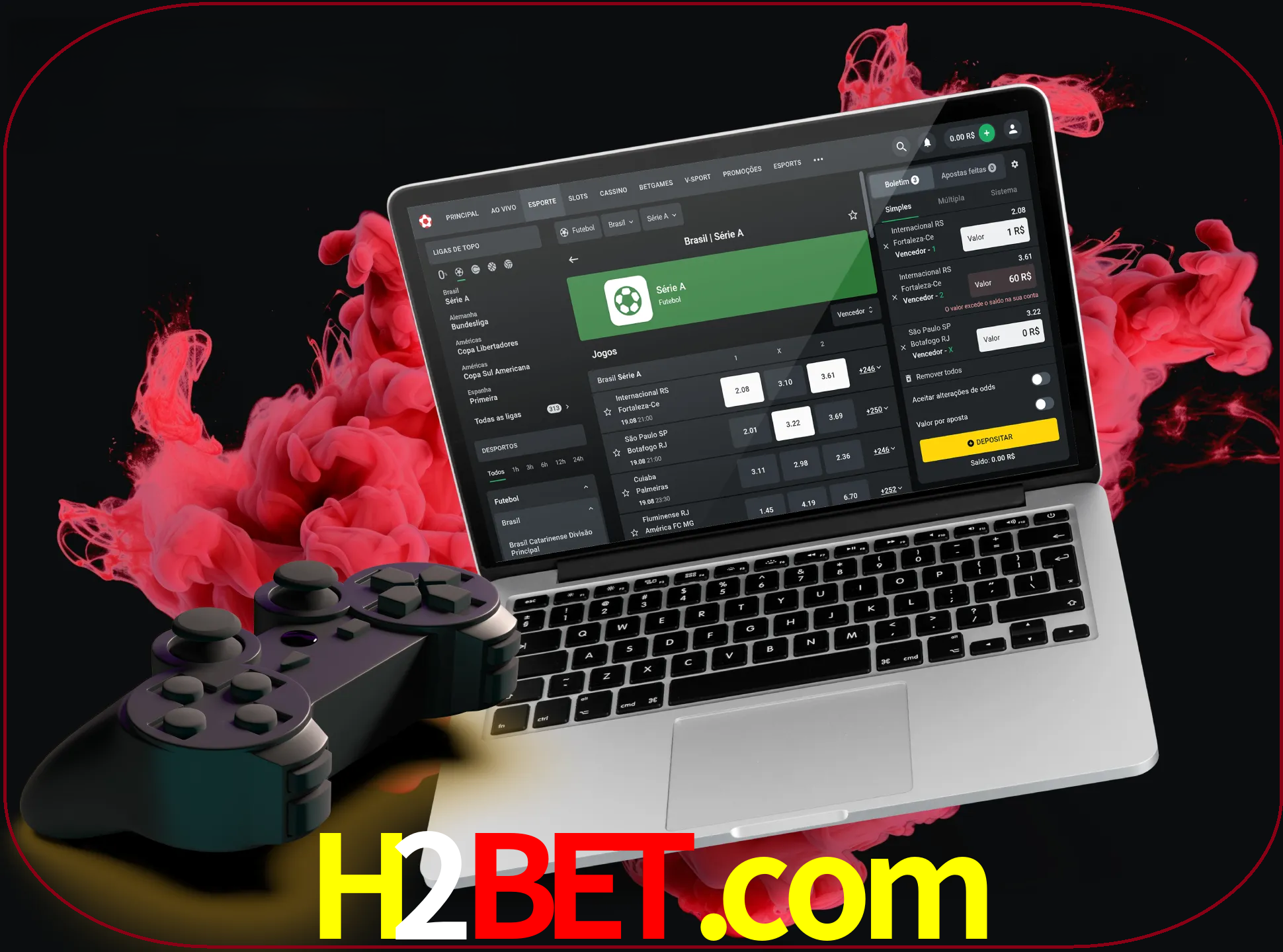 Visite a secção especial de jogos de vídeo em h2bet para descobrir em que jogos pode apostar e ganhar muito dinheiro.